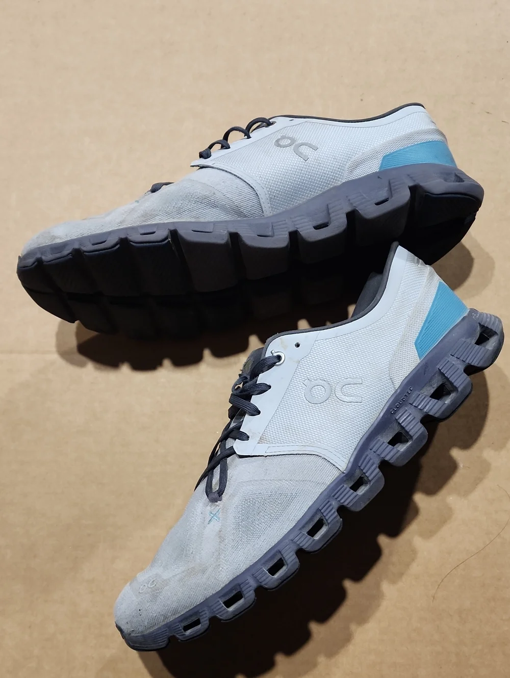 On Running light gray